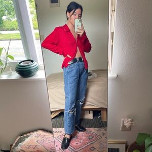 Vintage Red Sweater